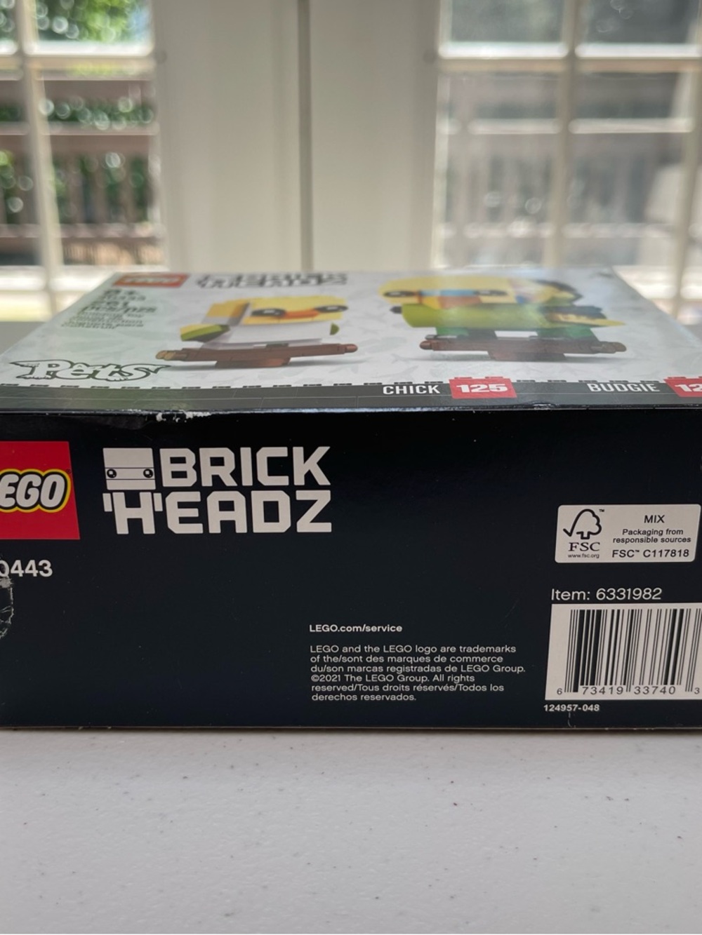 LEGO Brick Headz Chick & Budgie 40443 (Retired) NEW In Box 261 Pcs - Picture 6 of 10